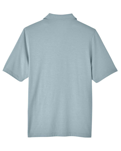 North End Men's JAQ Snap-Up Stretch Performance Polo NE100 #color_Opal Blue