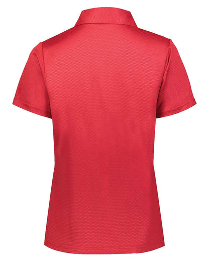 Holloway Women's Prism Bold Polo 222776 #color_Scarlet/ White