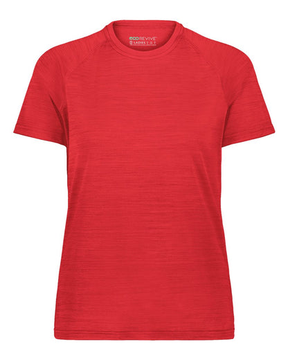 Holloway Women's Eco Revive™ All-Pro T-Shirt 222754 #color_Scarlet Heather