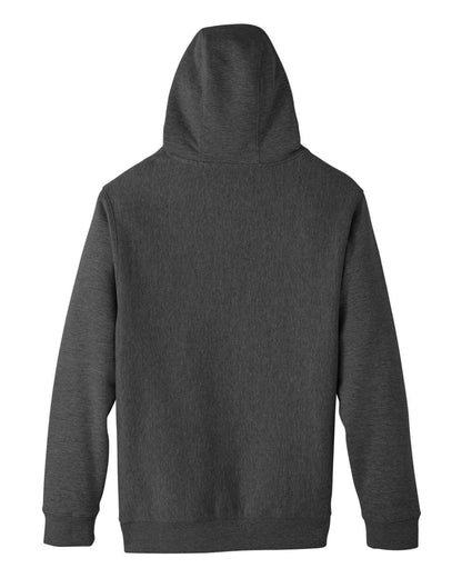 Team 365 Unisex Zone HydroSport™ Heavyweight Hooded Sweatshirt TT96 #color_Dark Grey Heather