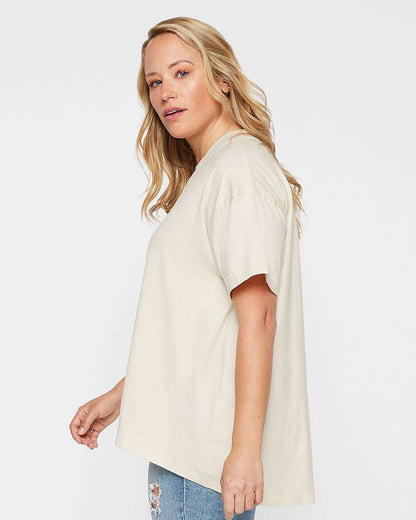 LAT Women's Hi-Lo Tee 3519 #colormdl_Natural