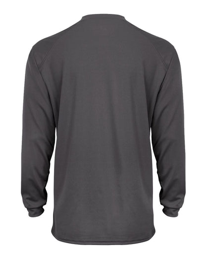 Badger Men's B-Tech Cotton-Feel Long Sleeve T-Shirt 4804 #color_Graphite