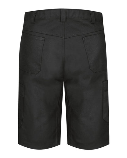 Red Kap Men's Shop Shorts PT4A #color_Black