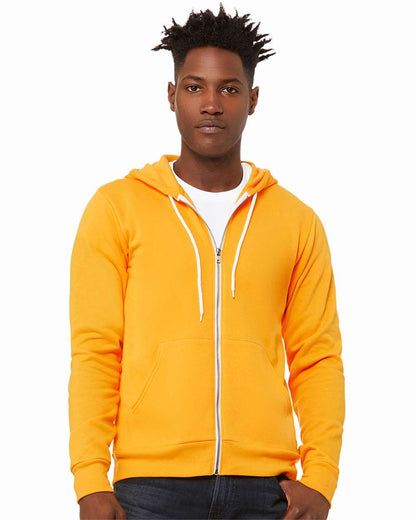 BELLA + CANVAS Sponge Fleece Full-Zip Hoodie 3739 #colormdl_Gold