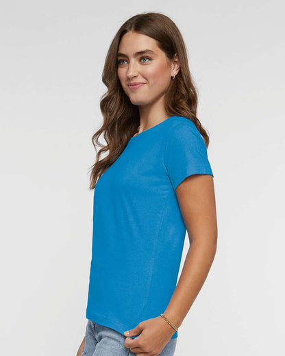 LAT Women's Fine Jersey Tee 3516 #colormdl_Tradewind