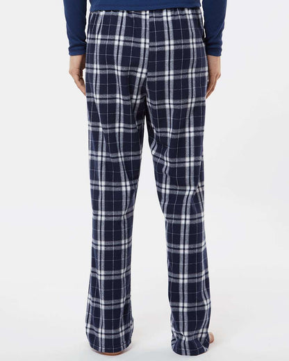 Boxercraft Women's Haley Flannel Pants BW6620 #colormdl_Navy/ Silver