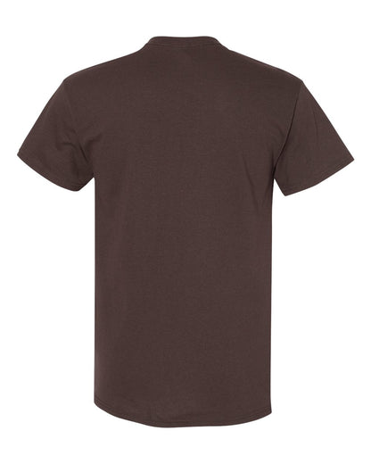 Gildan Unisex Heavy Cotton™ T-Shirt 5000 #color_Dark Chocolate
