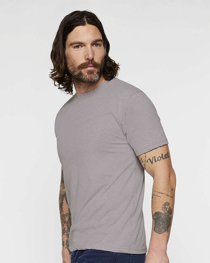 LAT Men's Harborside Mélange Tee 6991 #colormdl_Grey Melange