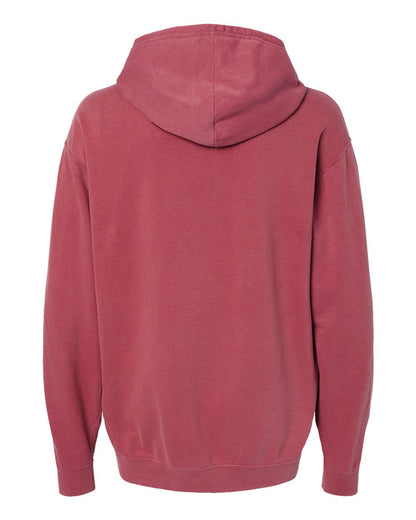 Comfort Colors Unisex Garment-Dyed Lightweight Fleece Hooded Sweatshirt 1467 #color_Crimson