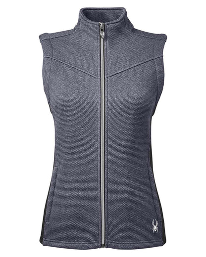 Spyder Women's Pursuit Vest S17275 #color_Frontier Heather/ Black