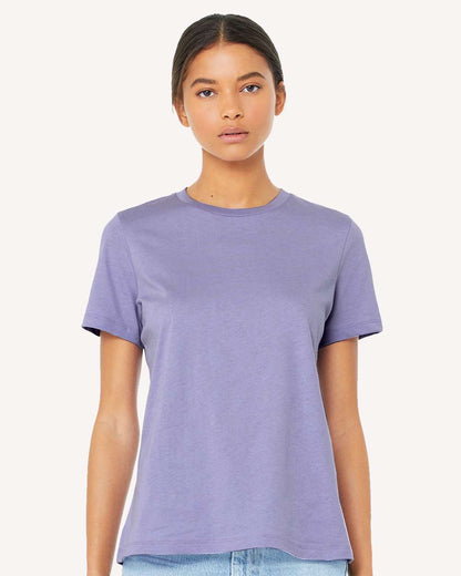 BELLA + CANVAS Women’s Relaxed Jersey Tee 6400 #colormdl_Dark Lavender