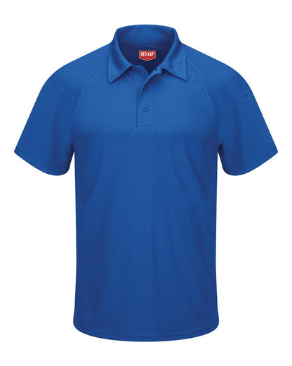 Red Kap Men's Performance Knit® Flex Series Active Polo SK92 #color_Royal Blue