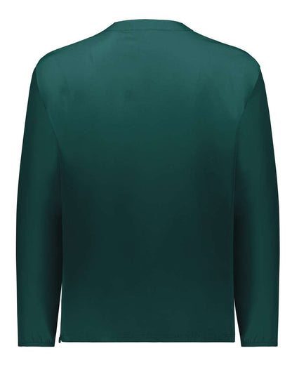 Holloway Men's Clubhouse Quarter-Zip Pullover 229595 #color_Dark Green/ White