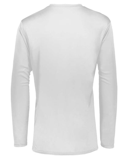 Holloway Youth Momentum Long Sleeve T-Shirt 222823 #color_White