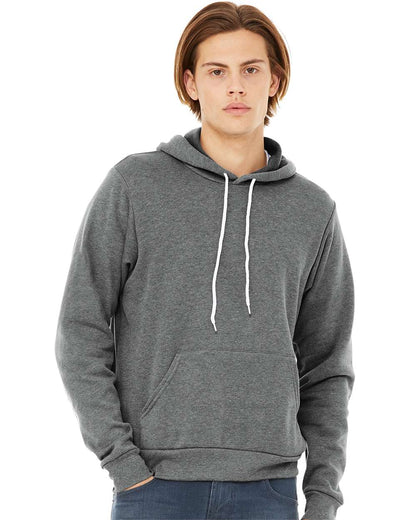 BELLA + CANVAS Sponge Fleece Hoodie 3719 #colormdl_Deep Heather