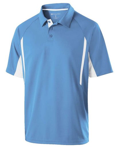 Holloway Men's Two-Tone Avenger Polo 222530 #color_University Blue/ White