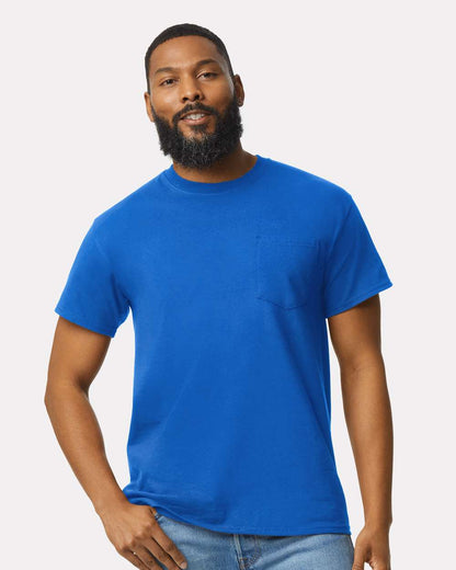 Gildan Unisex Ultra Cotton® Pocket T-Shirt 2300 #colormdl_Royal