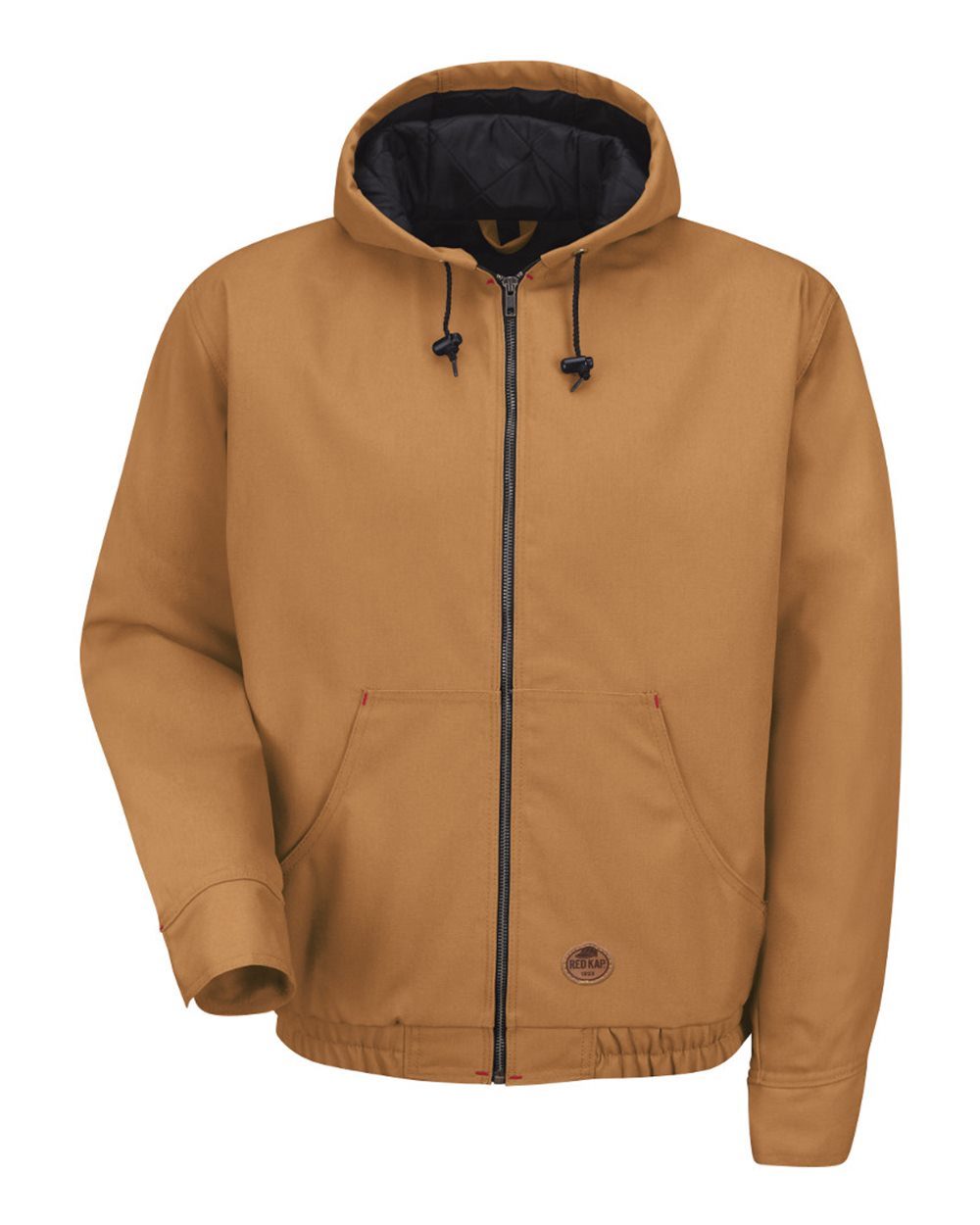 Red Kap Men's Blended Duck Zip-Front Hooded Jacket JD20