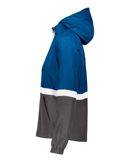 Holloway Women's Turnabout Reversible Hooded Jacket 229787 #color_Royal/ Carbon