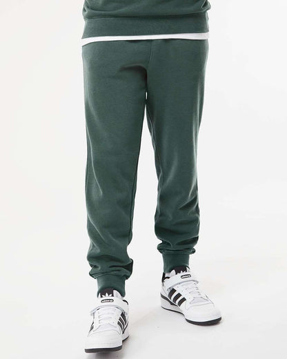 Independent Trading Co. Unisex Pigment-Dyed Fleece Sweatpants PRM50PTPD #colormdl_Pigment Alpine Green
