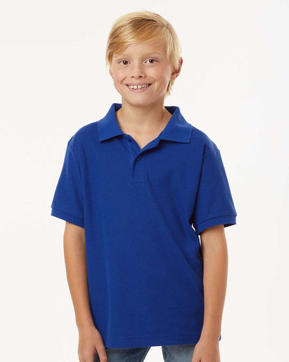 AllPro Youth Pique Polo 62800Y #colormdl_Royal