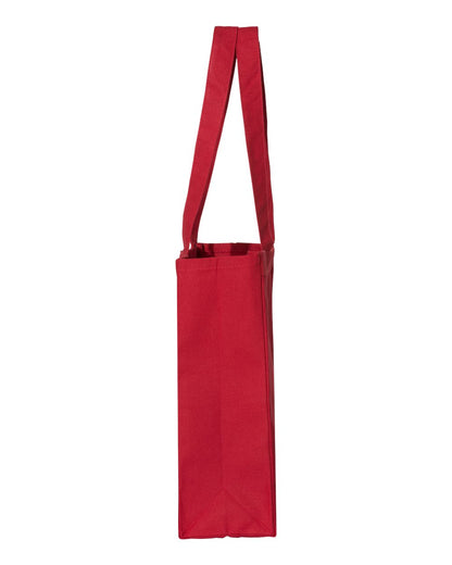 Q-Tees 12L Gussetted Shopping Bag Q1000 #color_Red