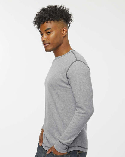 J. America Men's Vintage Thermal Long Sleeve T-Shirt 8238 #colormdl_Oxford