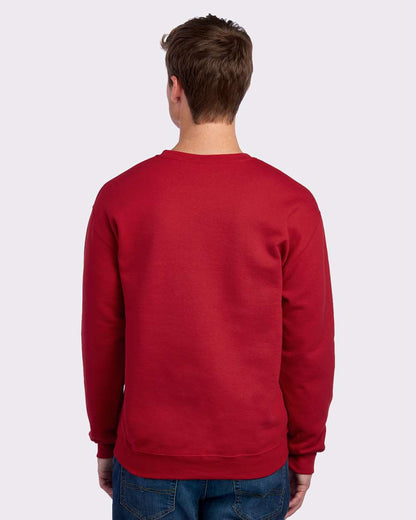 JERZEES Unisex NuBlend® Crewneck Sweatshirt 562MR #colormdl_True Red