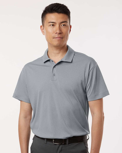 AllPro Men's Pro-Lock Performance Polo 41800 #colormdl_Heather Steel