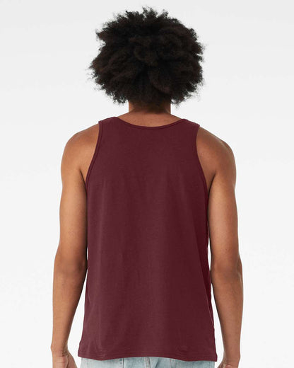 BELLA + CANVAS Jersey Tank 3480 #colormdl_Maroon