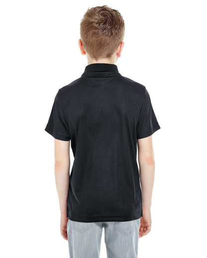 UltraClub Youth Cool & Dry Mesh Piqué Polo 8210Y #colormdl_Black