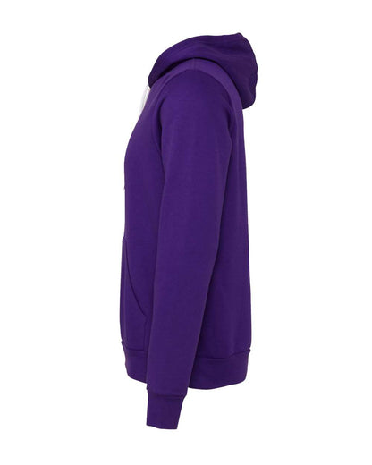 BELLA + CANVAS Sponge Fleece Hoodie 3719 #color_Team Purple