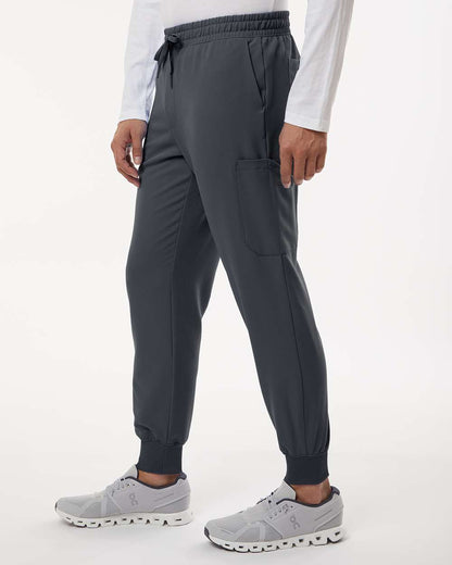Jaanuu Men's Osmo 8-Pocket Scrub Joggers M20002 #colormdl_Carbon Grey