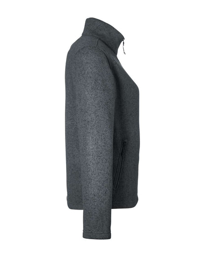 Marmot Women's Drop Line Fleece Jacket M16250 #color_Steel Onyx Heather