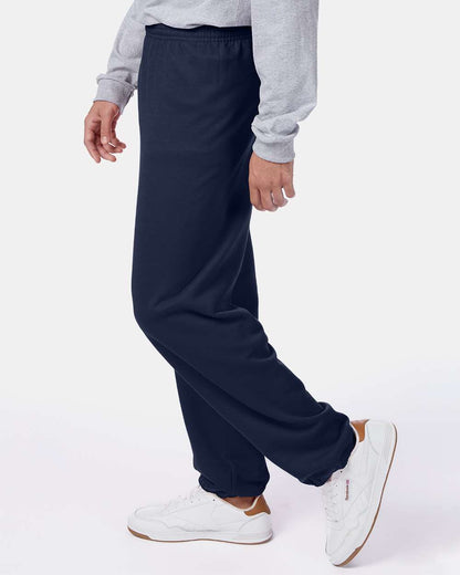 Hanes Unisex EcoSmart® Sweatpants P650 #colormdl_Navy