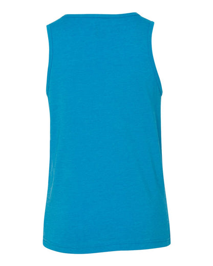 BELLA + CANVAS Youth Jersey Tank 3480Y #color_Neon Blue