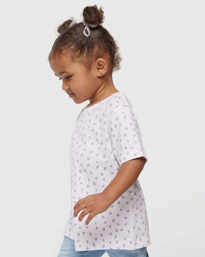 Rabbit Skins Toddler Fine Jersey Tee 3321 #colormdl_White Spot