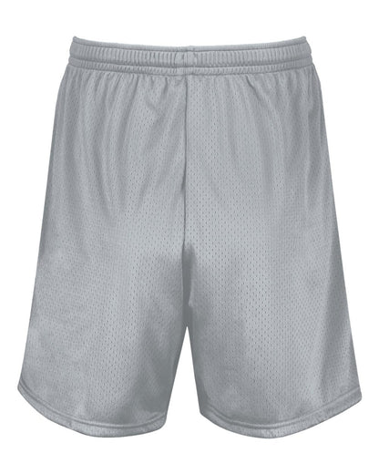 Augusta Sportswear Youth Modified Mesh Shorts 1851 #color_Silver