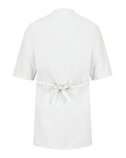 Red Kap Men's Collarless Butcher Wrap WP10 #color_White