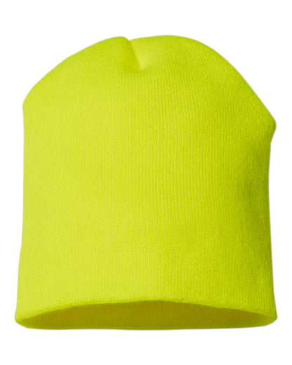 CAP AMERICA USA-Made 8 1/2" Beanie TKN28 #color_Neon Yellow