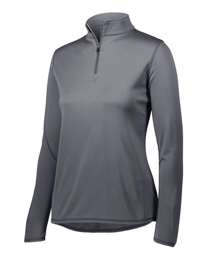 Augusta Sportswear Women's Attain Color Secure® Performance Quarter-Zip Pullover 2787 #color_Graphite