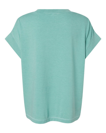 LAT Women's Relaxed Vintage Wash Tee 3502 #color_Washed Saltwater