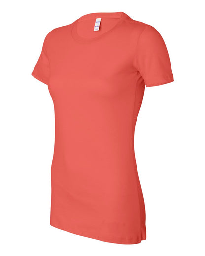 BELLA + CANVAS Women's Slim Fit Tee 6004 #color_Coral