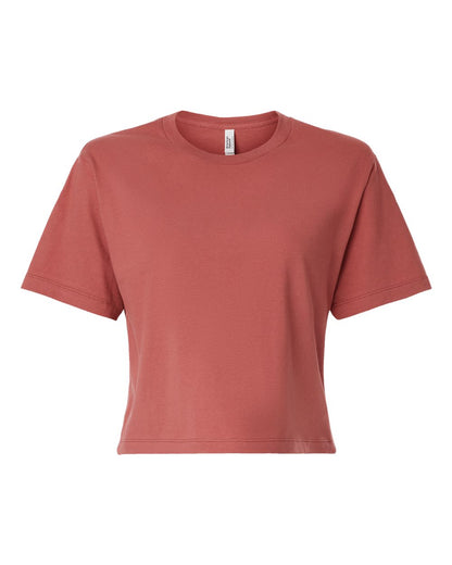 American Apparel Women's Fine Jersey Boxy Tee 102 #color_Canyon