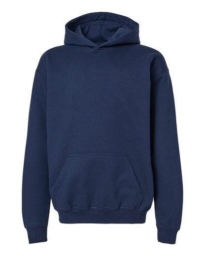 Gildan Youth Softstyle® Midweight Hooded Sweatshirt SF500B #color_Navy