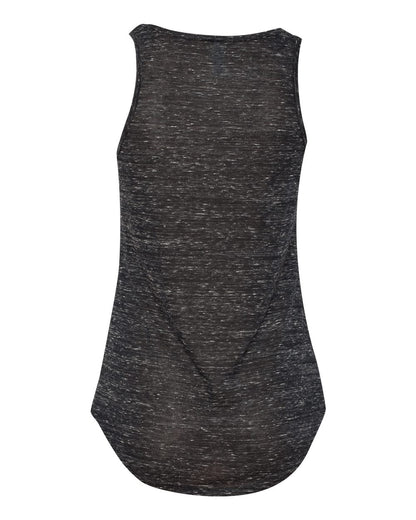 BELLA + CANVAS Women's Flowy V-Neck Tank 8805 #color_Black Marble