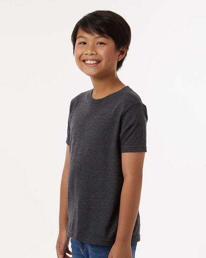 Tultex Youth Fine Jersey T-Shirt 235 #colormdl_Heather Graphite