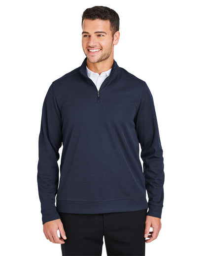 North End Men's Express Tech Performance Pique Quarter-Zip Pullover NE412 #colormdl_Classic Navy