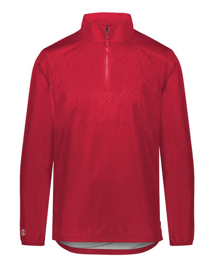 Holloway Men's SeriesX Quarter-Zip Pullover 229533 #color_Scarlet