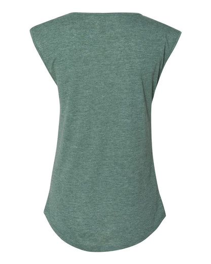 Next Level Women's Festival Sleeveless Deep V-Neck T-Shirt 5040 #color_Royal Pine